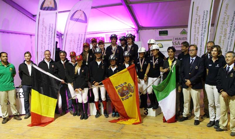 Spain dominate HH Sheikh Mansoor Festival-supported European Junior Endurance Championships