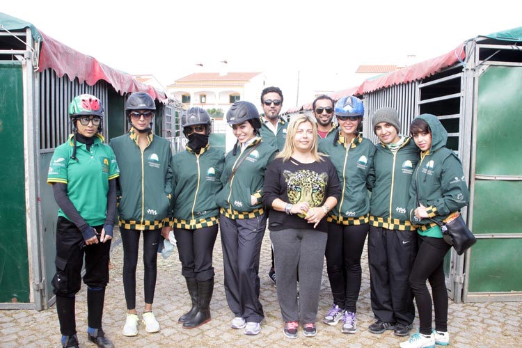 UAE ladies team in HH Sheikha Fatima Ladies Endurance Cup