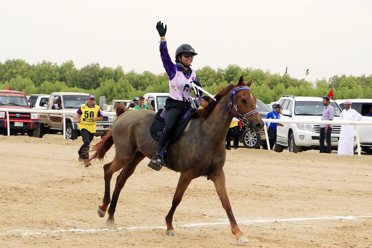 Nouf Reda wins Sheikha Fatma Ladies ride