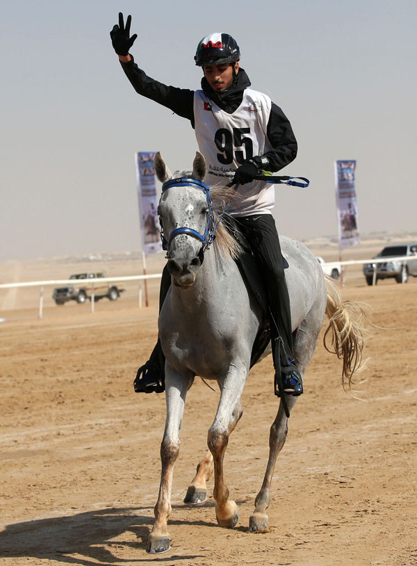 Al Marri on Rakassah Anik wins YAS ride