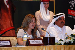 Lara Sawaya e Sami Al Boenain